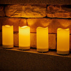 LED Candle Flameless Realistic Drip Flickering Battery-Powered
