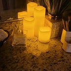 LED Candle Flameless Realistic Drip Flickering Battery-Powered