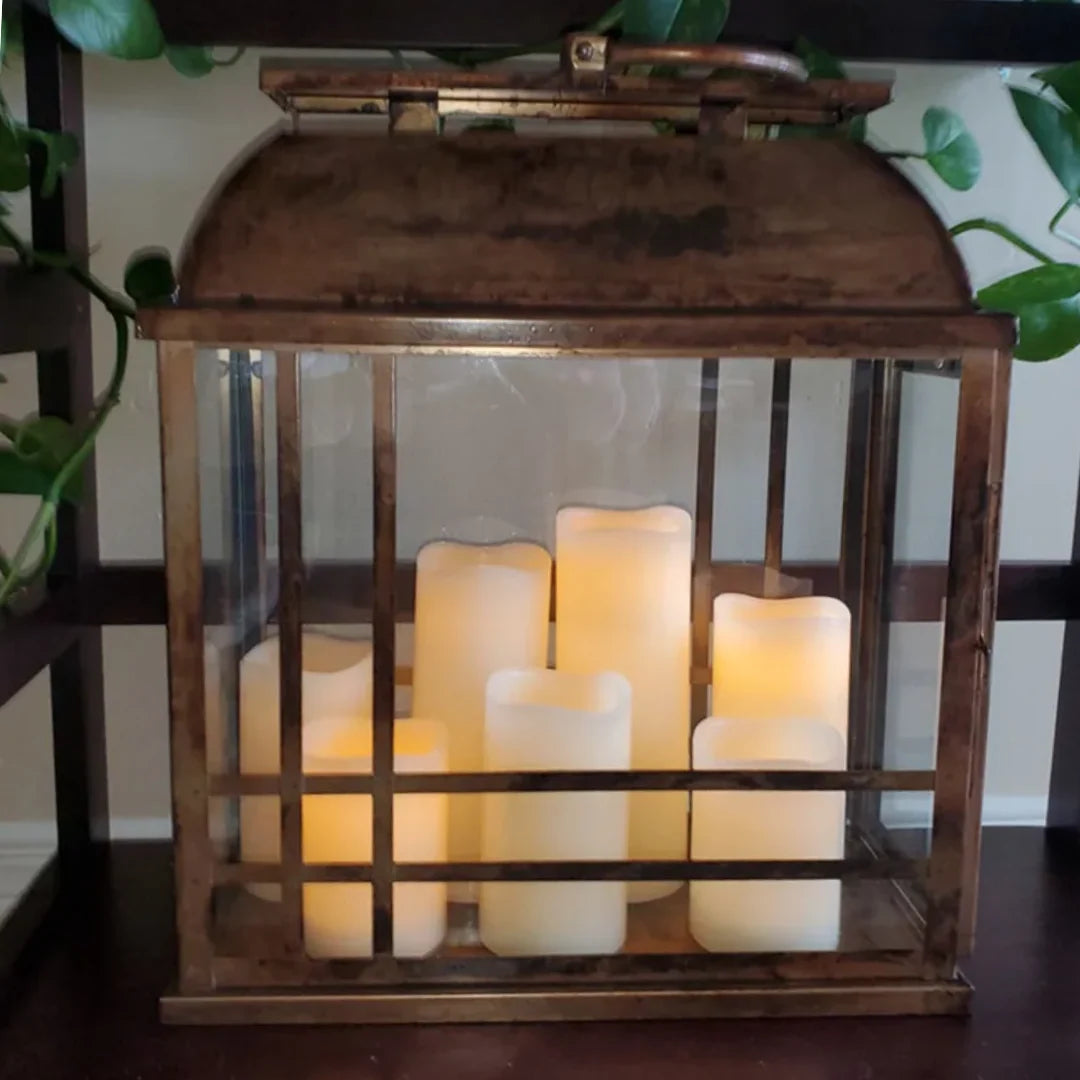 LED Candle Flameless Realistic Drip Flickering Battery-Powered
