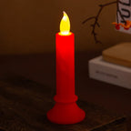 LED Candle Flickering Wax-Like Finish Flameless & Battery-Free