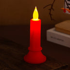 LED Candle Flickering Wax-Like Finish Flameless & Battery-Free