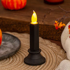 LED Candle Flickering Wax-Like Finish Flameless & Battery-Free