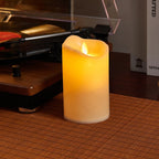 LED Candle Real Wax & Crystal Finish