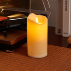 LED Candle Real Wax & Crystal Finish