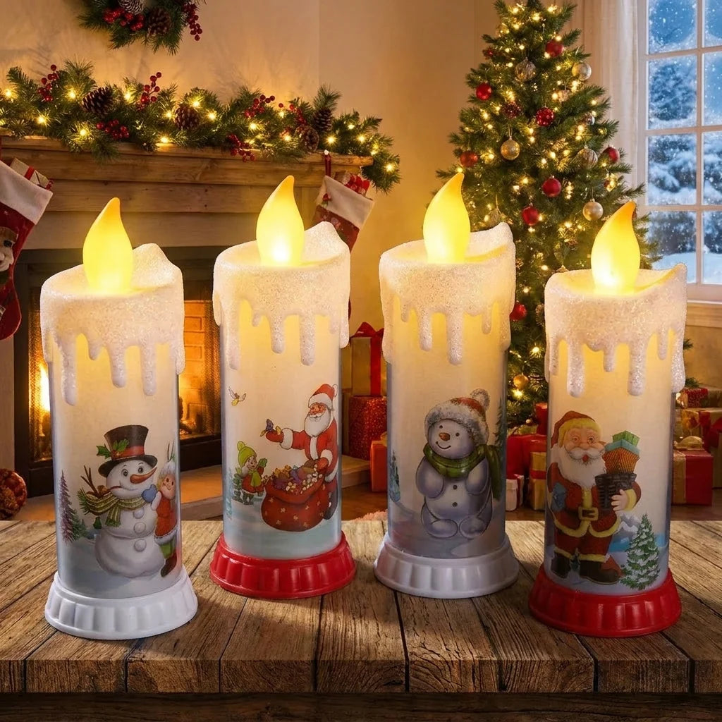 LED Candle Realistic Flickering Wax-Look