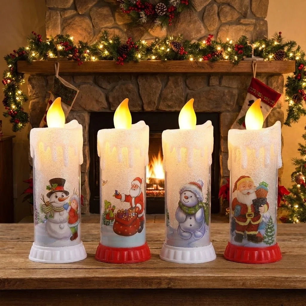 LED Candle Realistic Flickering Wax-Look