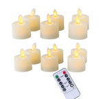 LED Candle Realistic Moving Flame Battery-Operated Set of 12
