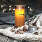 LED Candle Set Flameless Realistic Flicker Timer & Remote