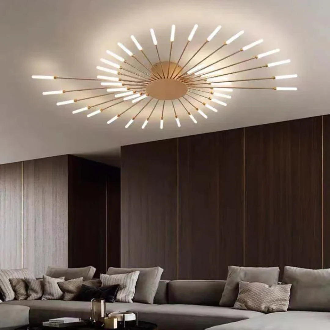 LED Ceiling Lamp Integrated LED Configurable 12–42 Lights