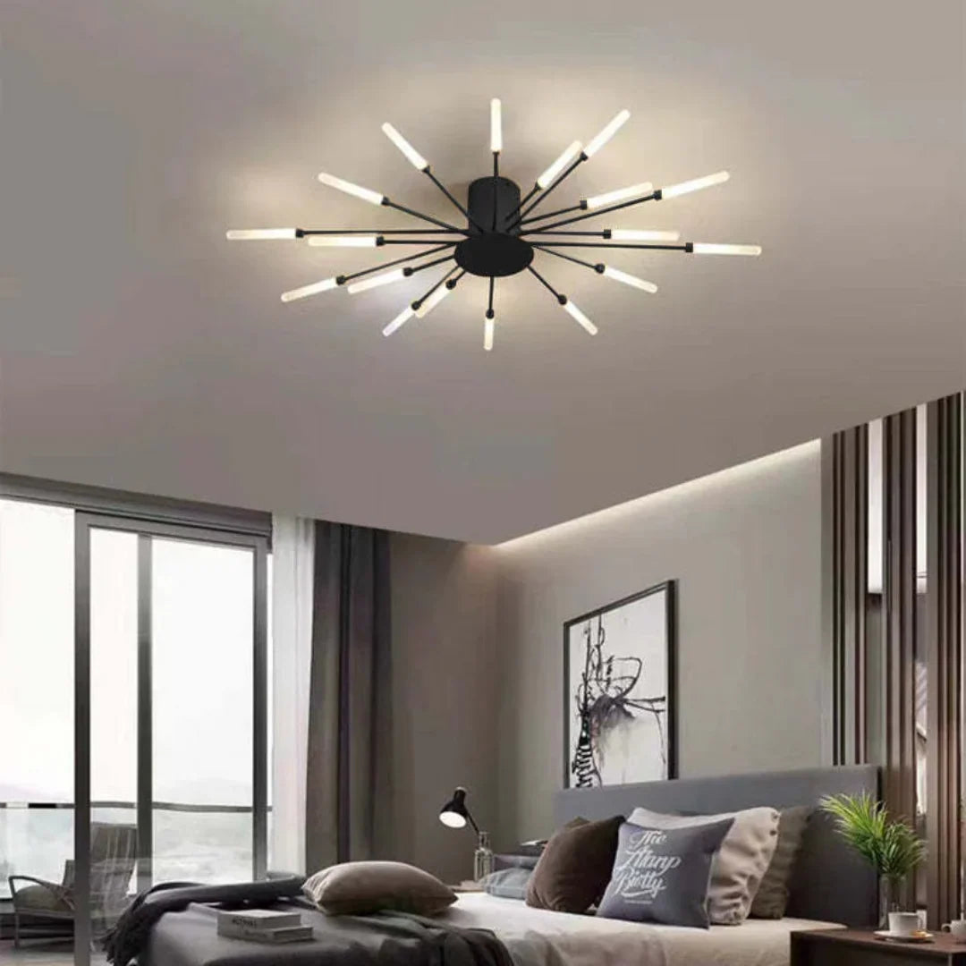 LED Ceiling Lamp Integrated LED Configurable 12–42 Lights