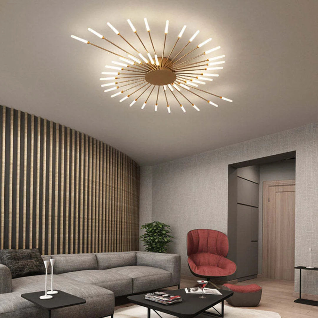 LED Ceiling Lamp Integrated LED Configurable 12–42 Lights