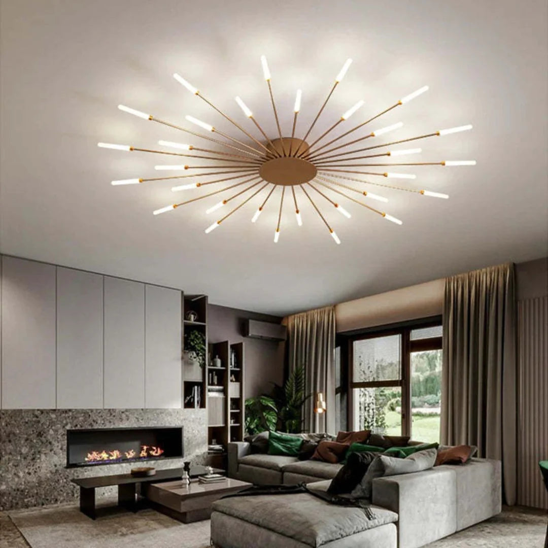 LED Ceiling Lamp Integrated LED Configurable 12–42 Lights