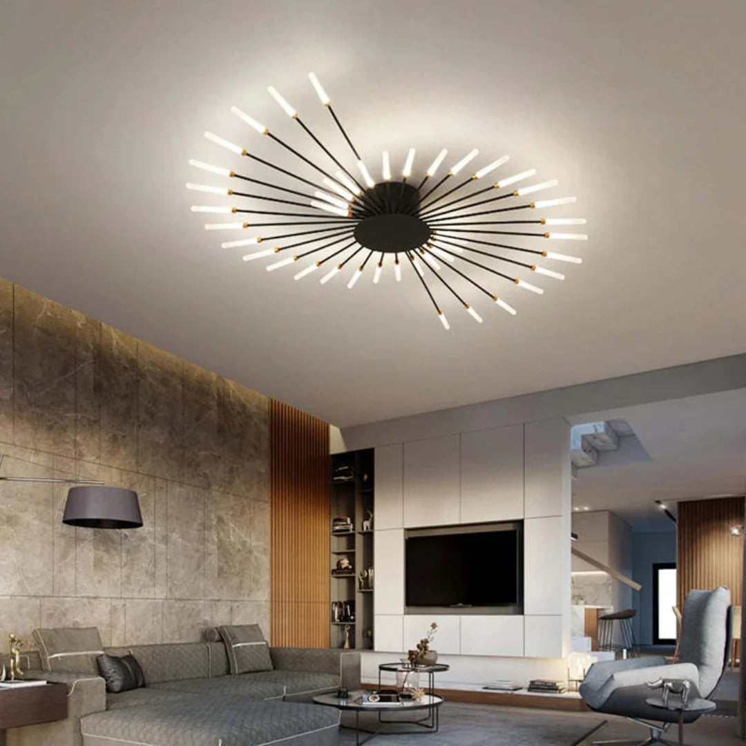 LED Ceiling Lamp Integrated LED Configurable 12–42 Lights