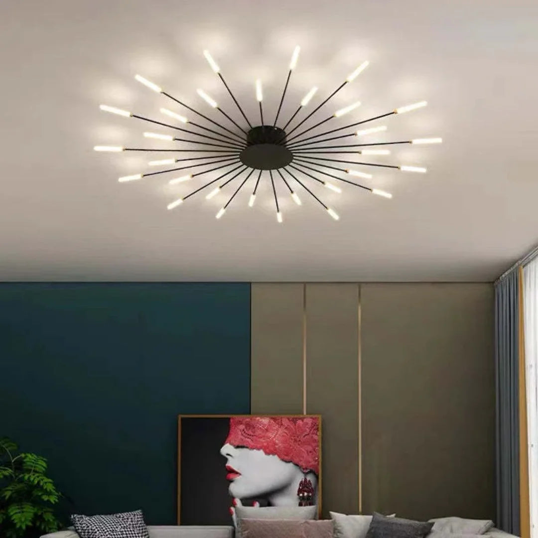 LED Ceiling Lamp Integrated LED Configurable 12–42 Lights