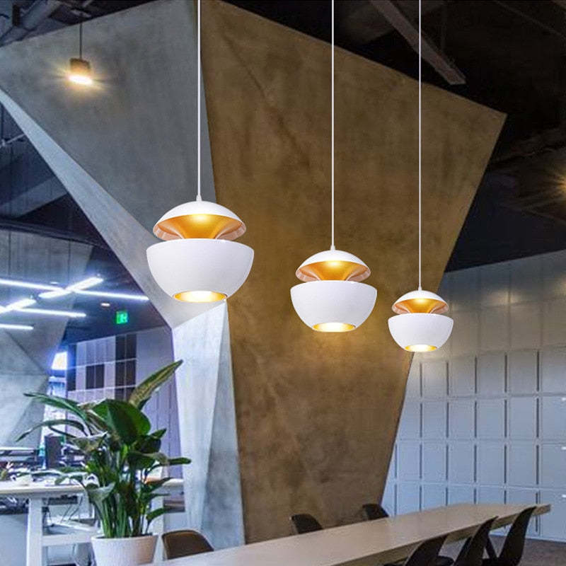 LED Ceiling Lamp Scandinavian Round Warm Light