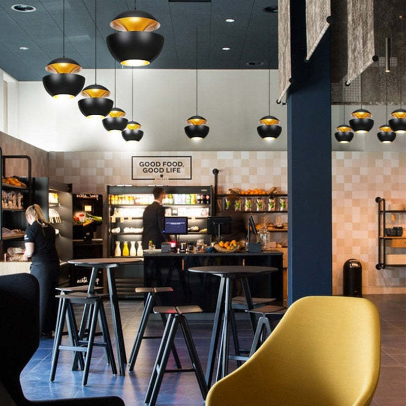 LED Ceiling Lamp Scandinavian Round Warm Light