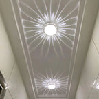 LED Ceiling Light Crystal & Acrylic Radiant Pattern