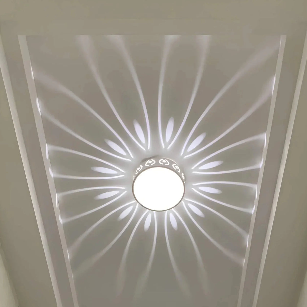 LED Ceiling Light Crystal & Acrylic Radiant Pattern