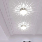 LED Ceiling Light Crystal & Acrylic Radiant Pattern