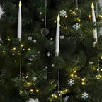 LED Christmas Tree Candles Battery-Powered Remote-Controlled & Dimmable
