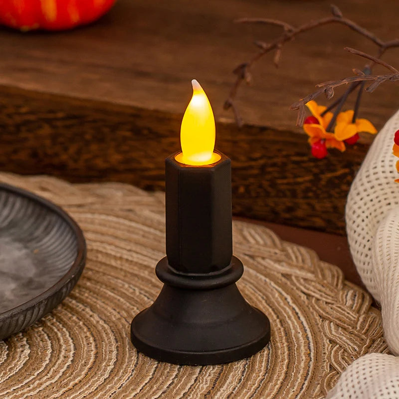 LED Decorative Candle Realistic Flicker Fire-Resistant & Battery-Free
