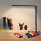 LED Desk Lamp Adjustable Arm Touch Control USB Port