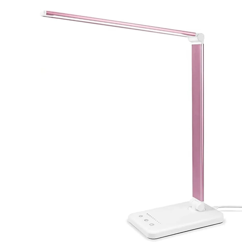 LED Desk Lamp Adjustable Arm Touch Control USB Port