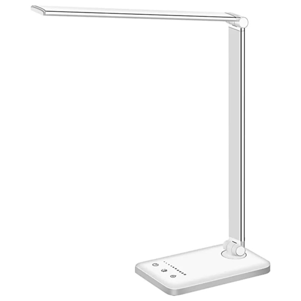 LED Desk Lamp Adjustable Arm Touch Control USB Port