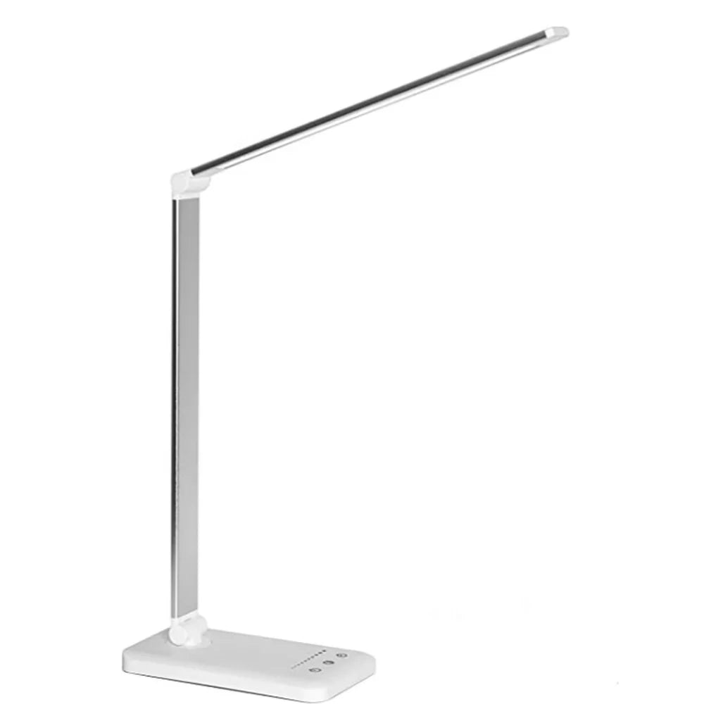 LED Desk Lamp Adjustable Arm Touch Control USB Port