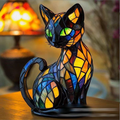 LED Desk Lamp Resin Puppy Sculpture Glare-Free USB Powered