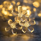 LED Fairy String Lights Warm White Battery & Plug