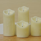 LED Flameless Candle Realistic Flicker Battery Operated