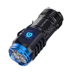 LED Flashlight Rechargeable Long-Range Pocket-Sized