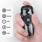 LED Flashlight Rechargeable Long-Range Pocket-Sized