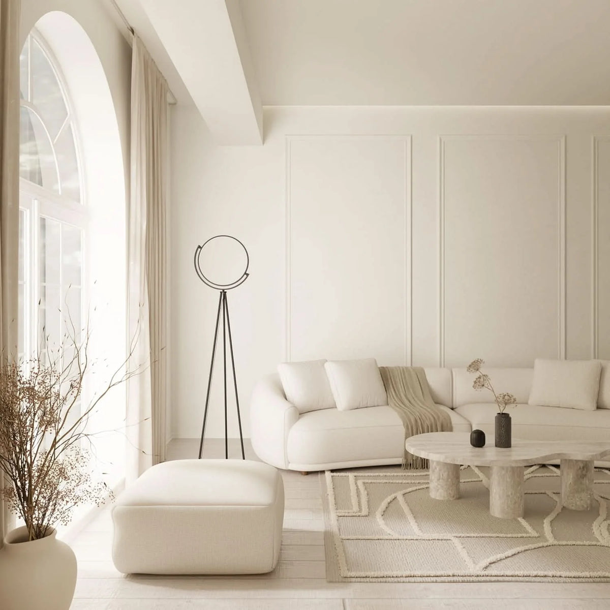 LED Floor Lamp Smart Dimmable Remote & App Control