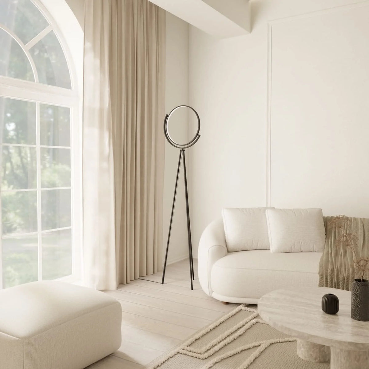 LED Floor Lamp Smart Dimmable Remote & App Control