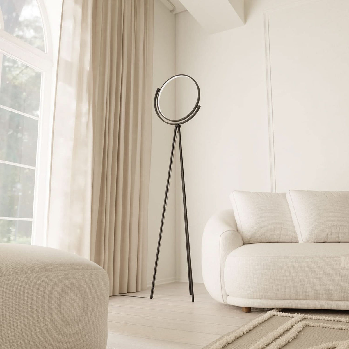 LED Floor Lamp Smart Dimmable Remote & App Control