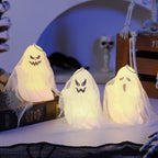 LED Ghost Decoration Mesh Design Gentle LED Light