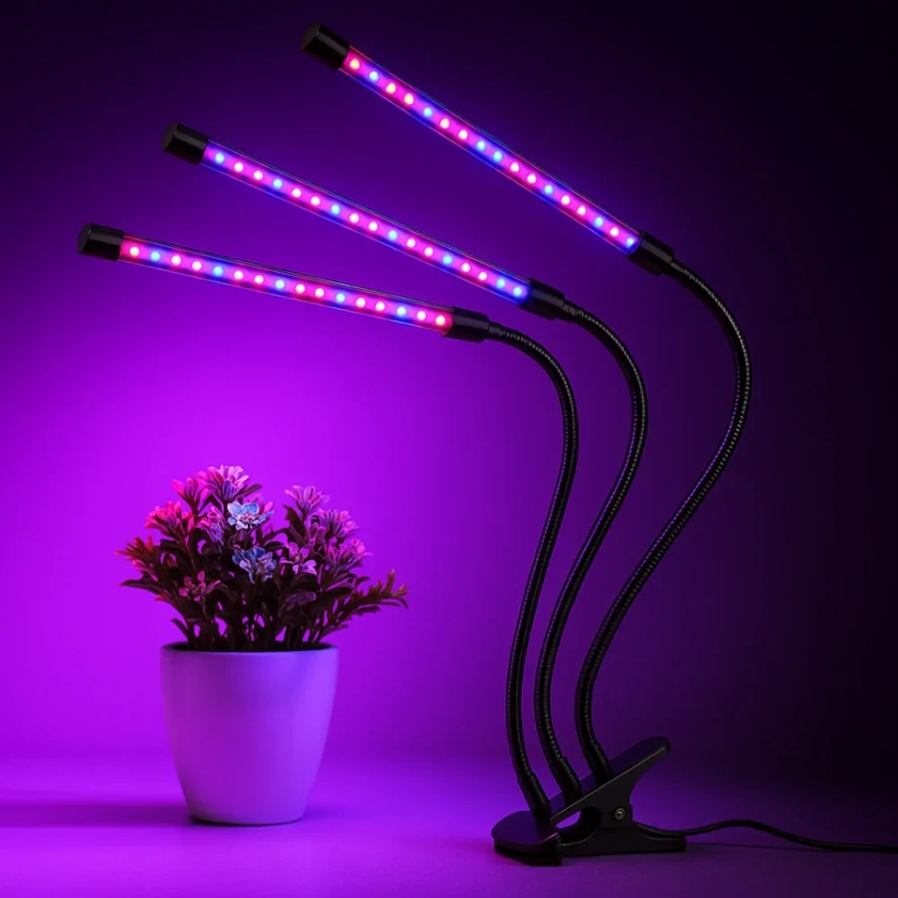 LED Grow Light Full-Spectrum 360° Gooseneck