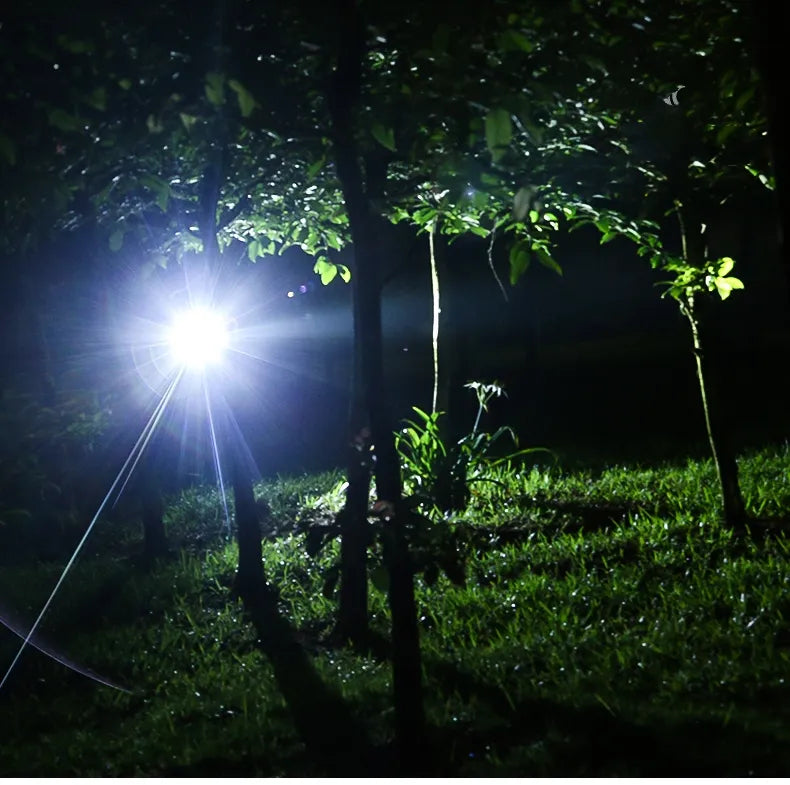 LED Headlamp Rechargeable 2000 Lumens Adjustable Zoom