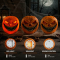 LED Jack-O'-Lanterns Sound-Activated Flicker & Warm Gradient Glow Battery-Powered