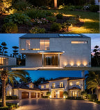 LED Landscape Spotlights Adjustable Aim & Spike Mount IP65 Weatherproof
