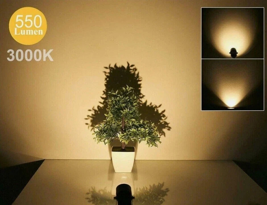 LED Landscape Spotlights Adjustable Aim & Spike Mount IP65 Weatherproof