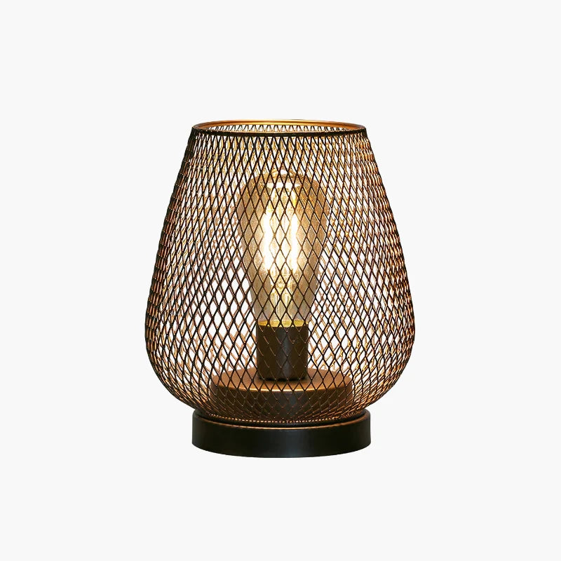 LED Lantern Battery-Powered Matte Black Indoor & Outdoor