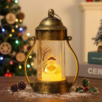 LED Lantern Battery-Powered Warm Glow Indoor & Outdoor