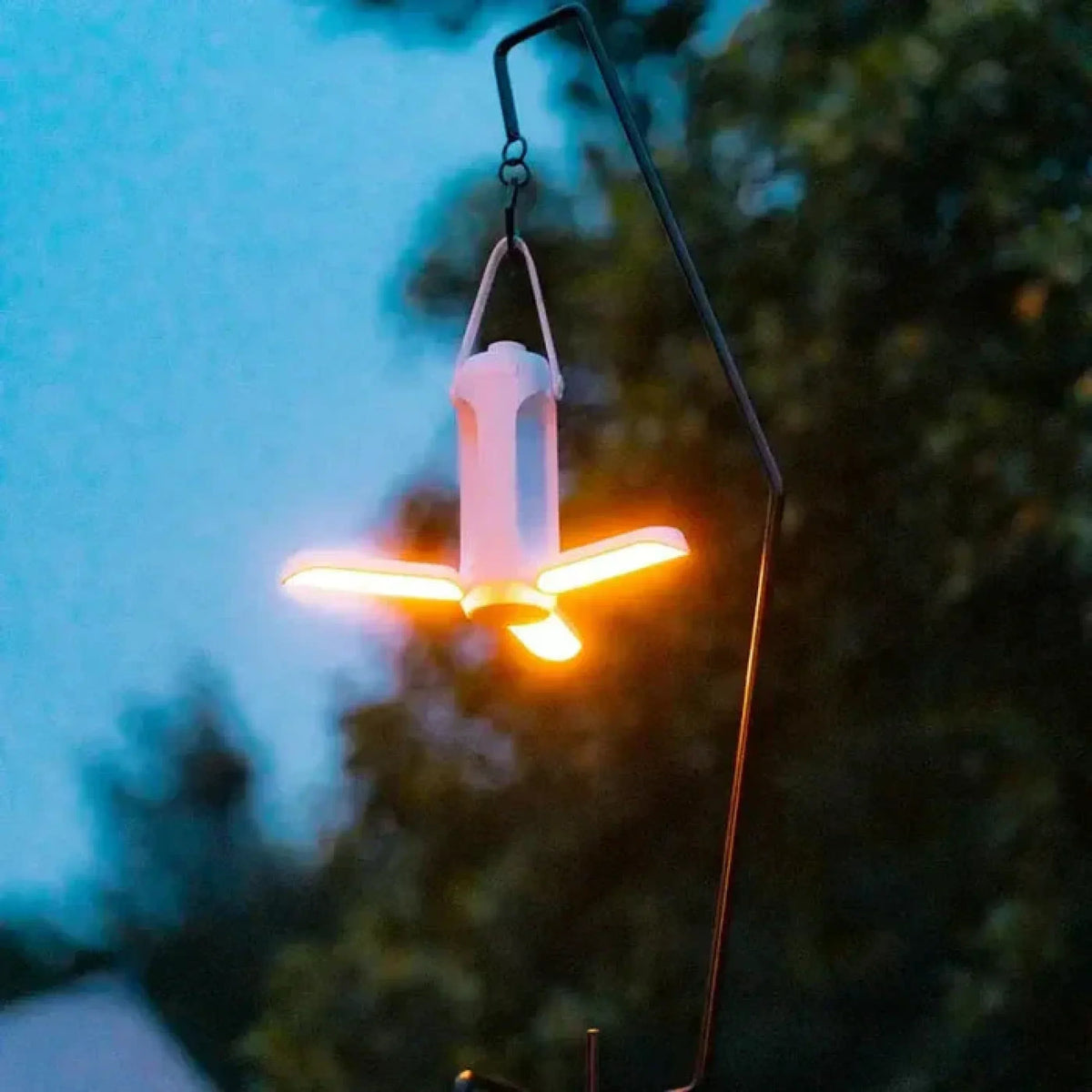 LED Lantern Dimmable Warm-to-Cool & Flashlight USB Rechargeable 10000mAh