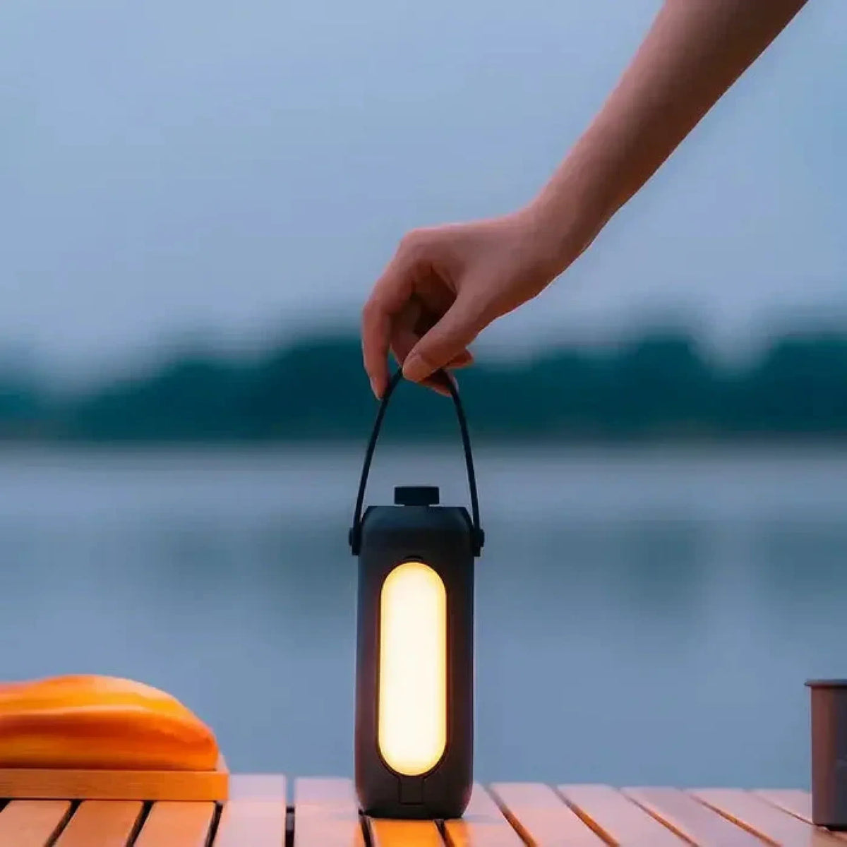 LED Lantern Dimmable Warm-to-Cool & Flashlight USB Rechargeable 10000mAh