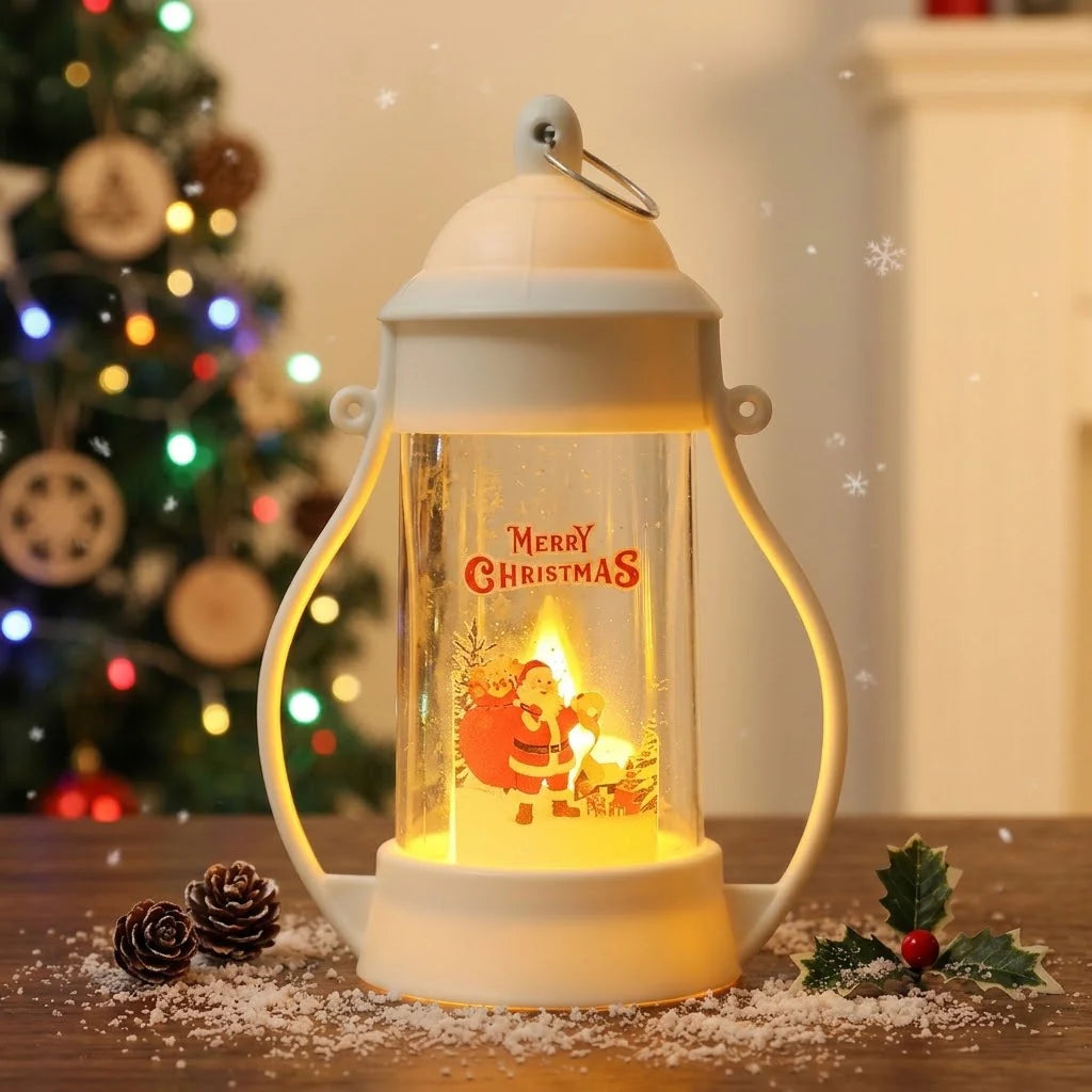 LED Lantern Festive Motif Battery-Powered Indoor & Outdoor