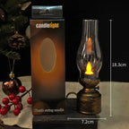 LED Lantern Flickering Flame Effect Battery Powered