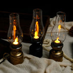 LED Lantern Flickering Flame Effect Battery Powered